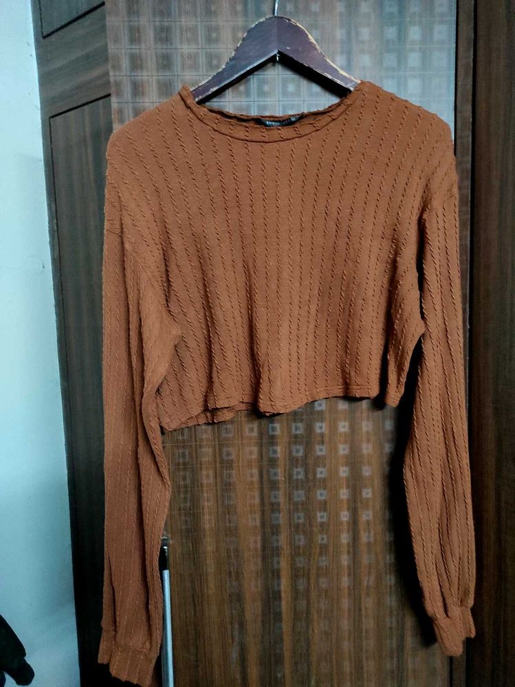 SALE 🛍️ Shein Brown Crop Top