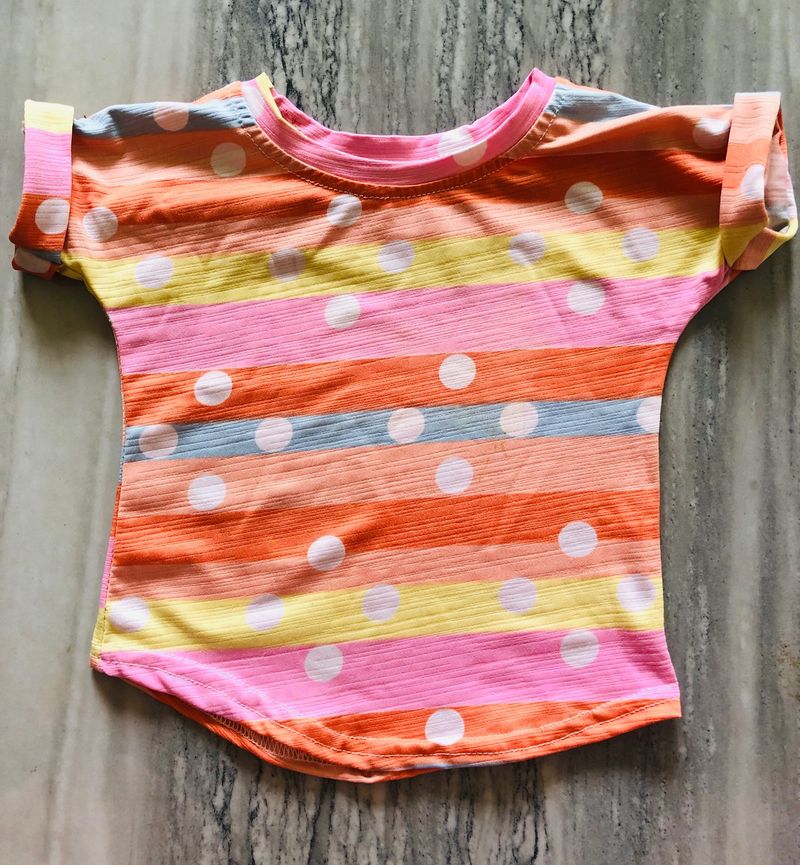 Multicolour Baby Girl Tees
