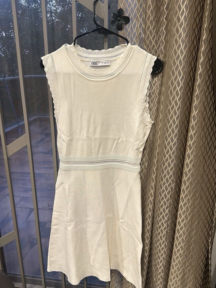 Zara Cream Mini Dress