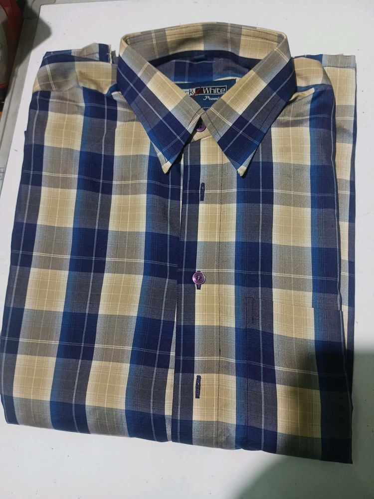 Classic Plaid Button-Down Shirt