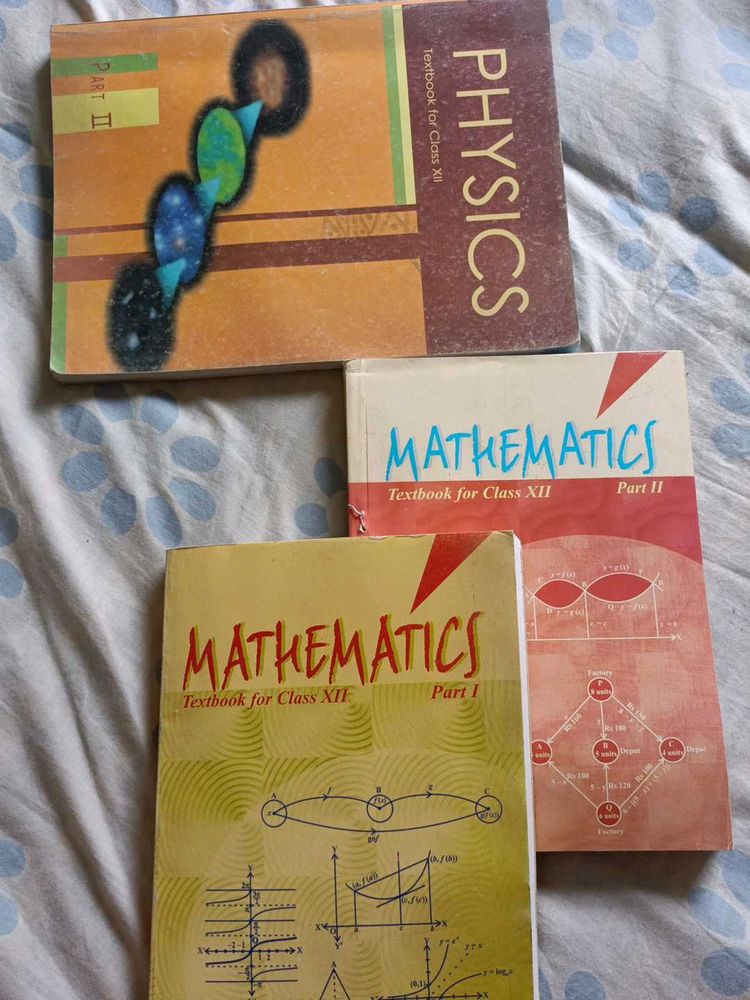 Ncert Physics Part 2 And Mathematics Both Pars