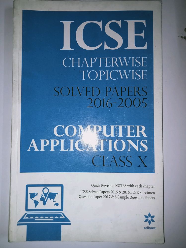 Class 10 Icse Computer Applications Last 10 Year Question Paper Book