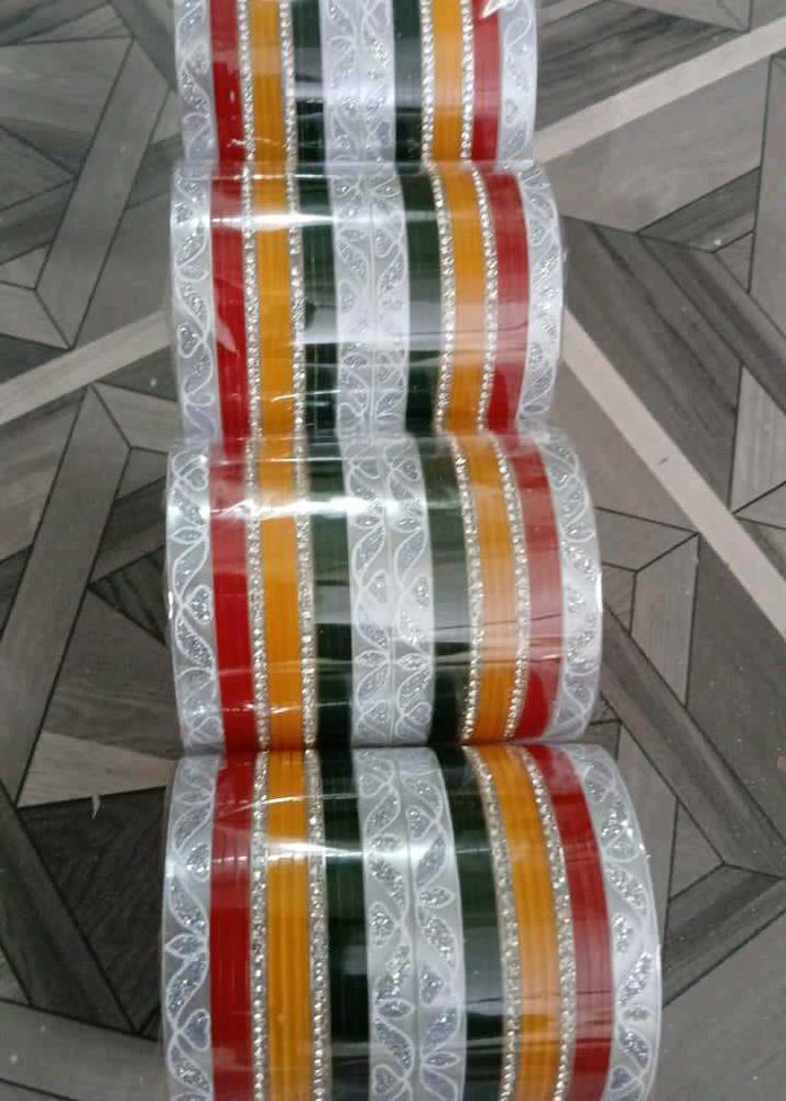 Colorful Striped Bangles