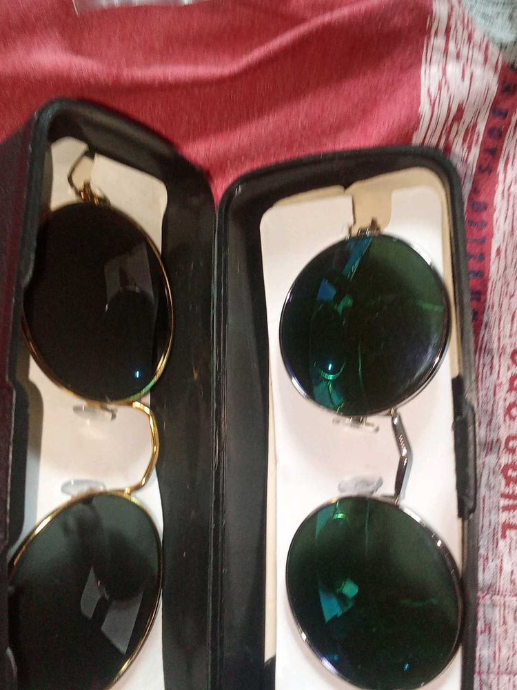 Vintage Clip-On Sunglasses
