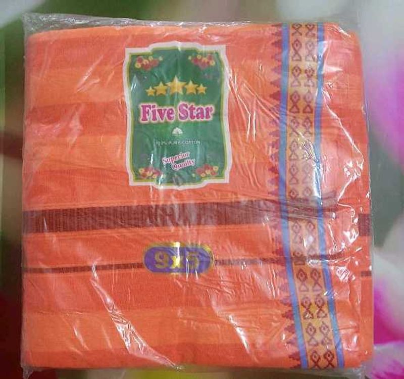 Pack Of 2 Brand New Cotton Dhoti Jode