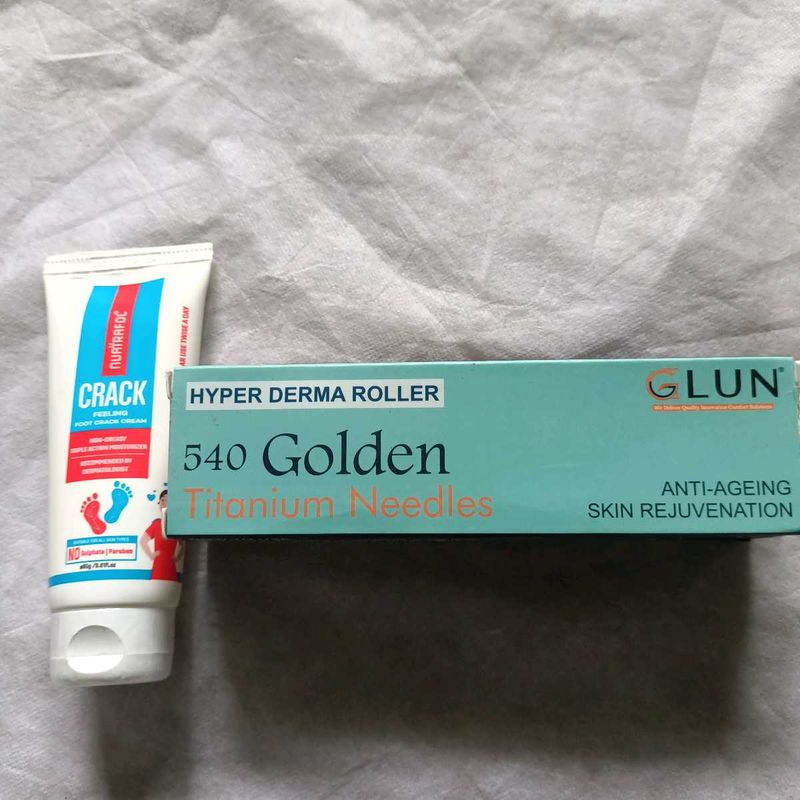 Hyper Derma Roller &amp; Crack Cream