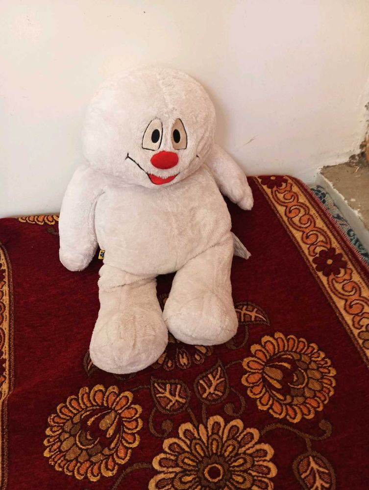 Snowman plush toy.