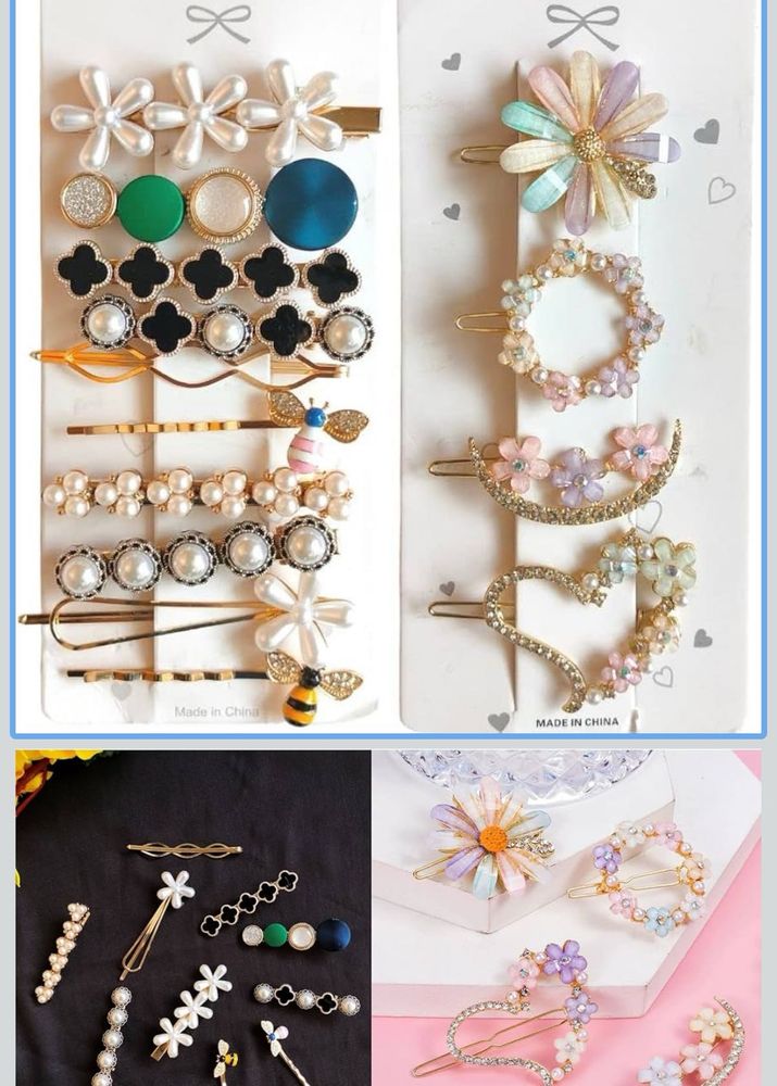 Cute Hair Clip Set