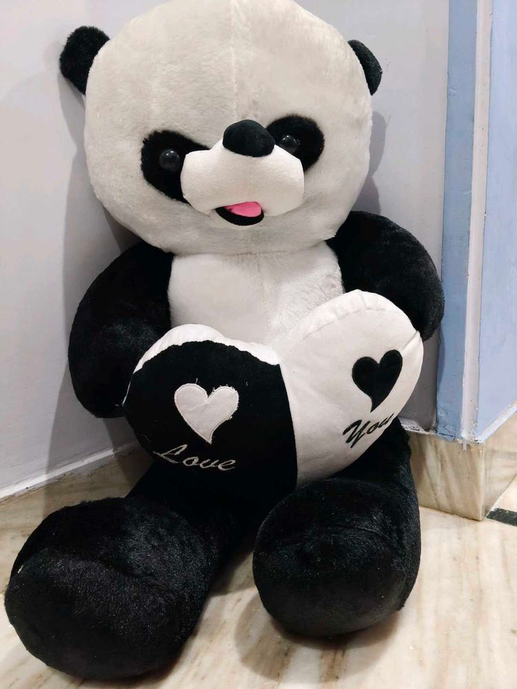 Giant Panda Plush Toy - Heart