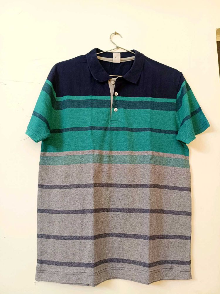 Striped Polo T-Shirt