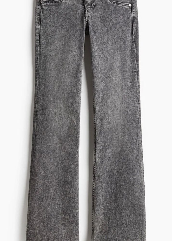 Grey Flare Jeans