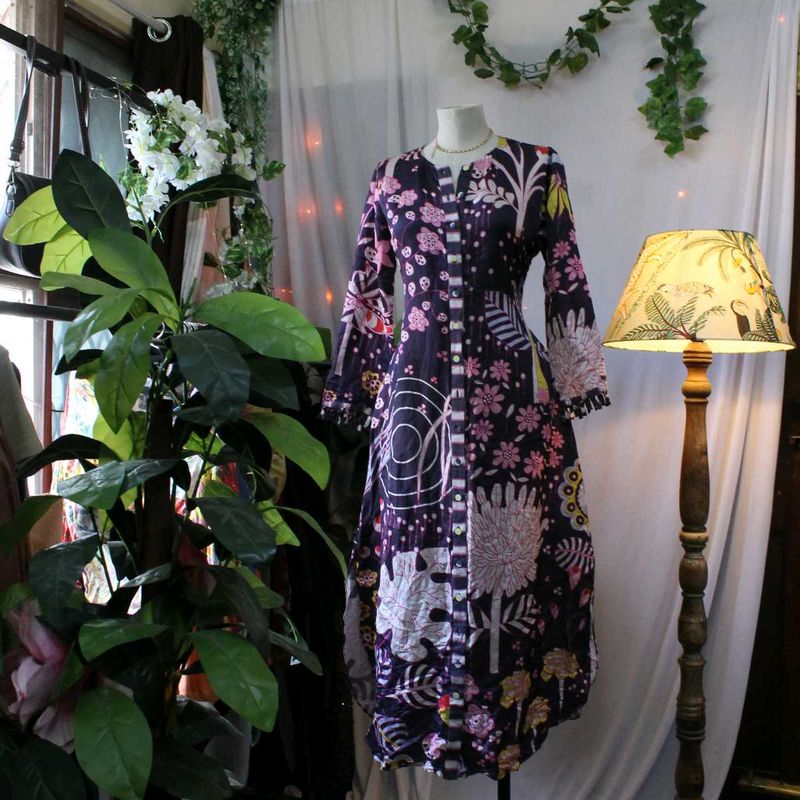 Desinger Floral Print Dress