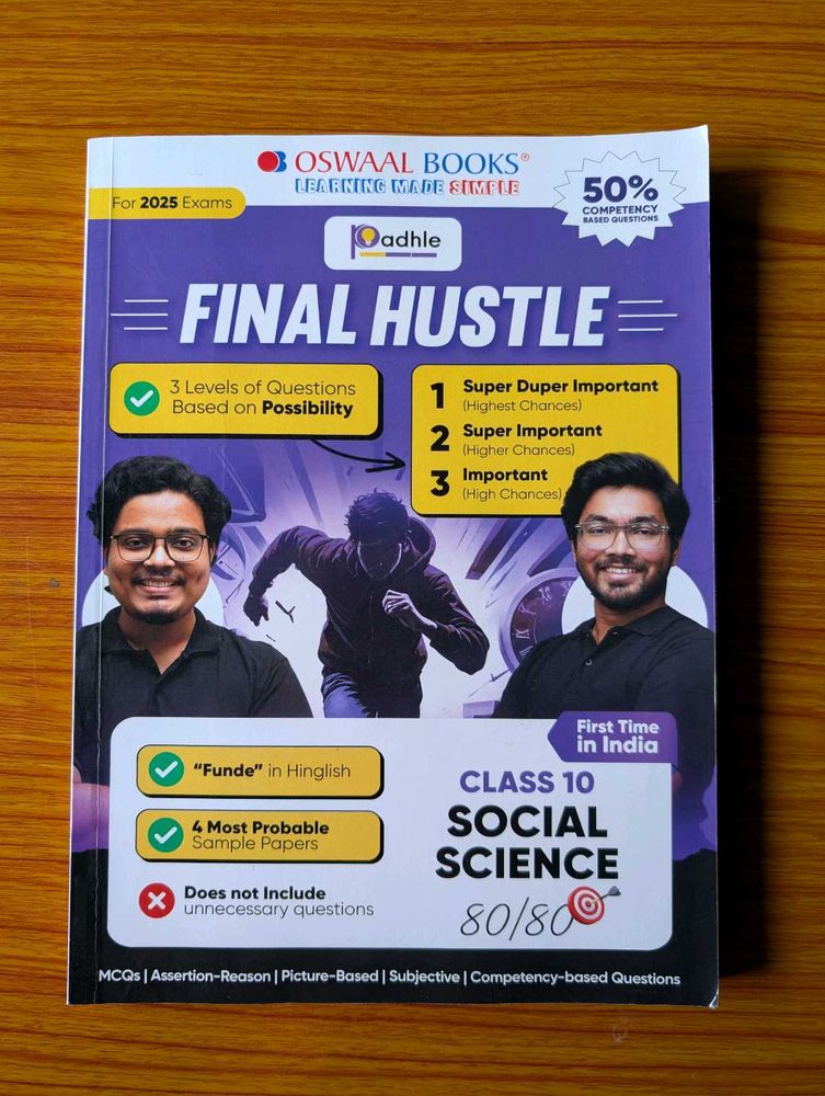 Class 10 Final Hushle Oswal Book of social science