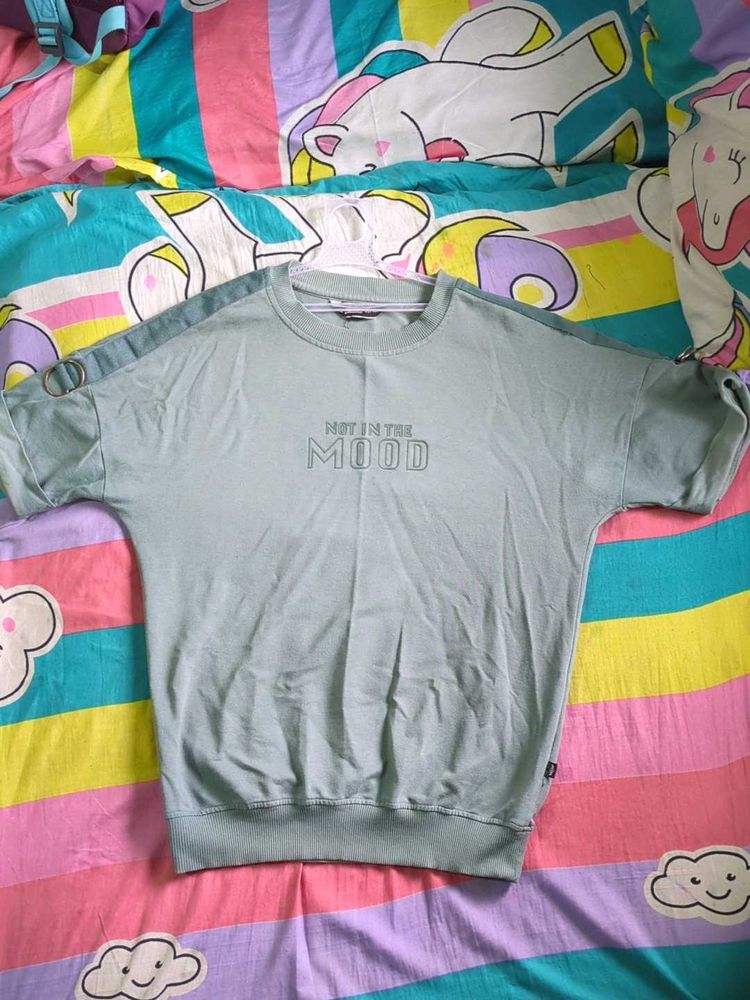 Light Blue &#34;Not in the Mood&#34; Sweatshirt