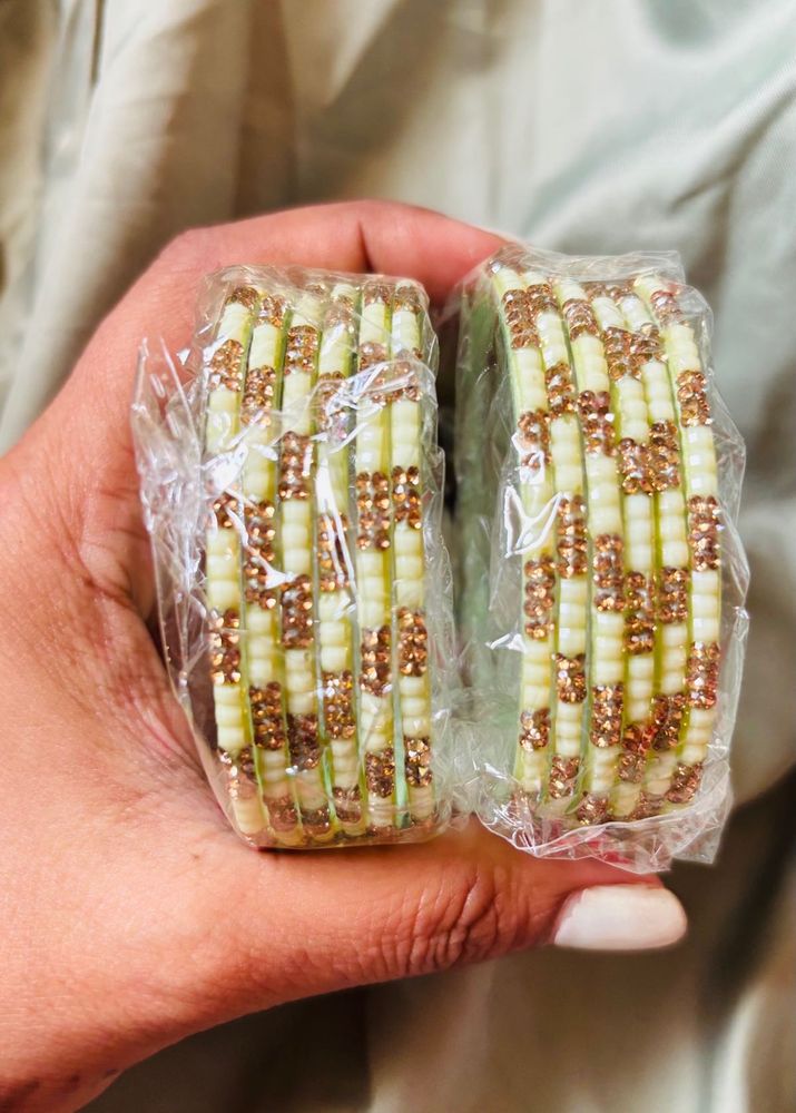 Beautiful Pista Green Bangles