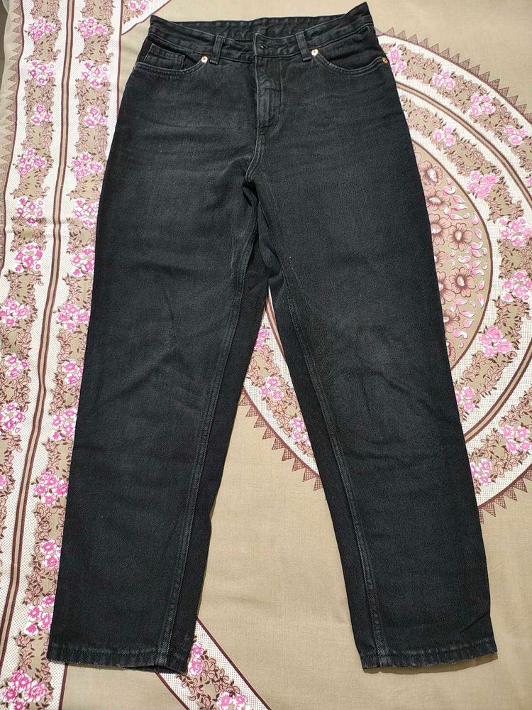 Black Balloon  Leg Denim Jeans