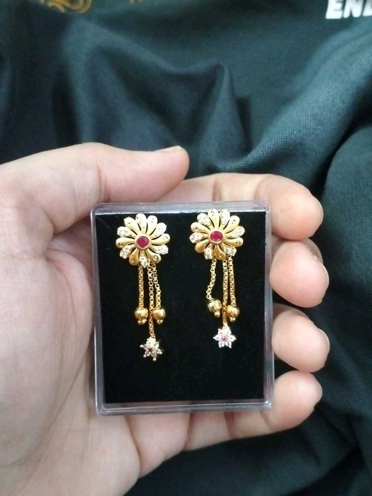 Gold plated earrings &amp; studs 🎉
