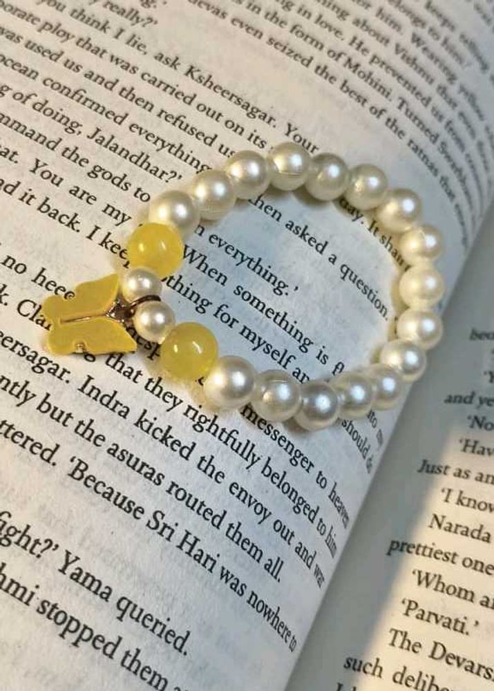 Pearl &amp; Charm Bracelet