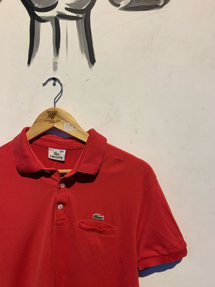 Red Lacoste Polo Shirt