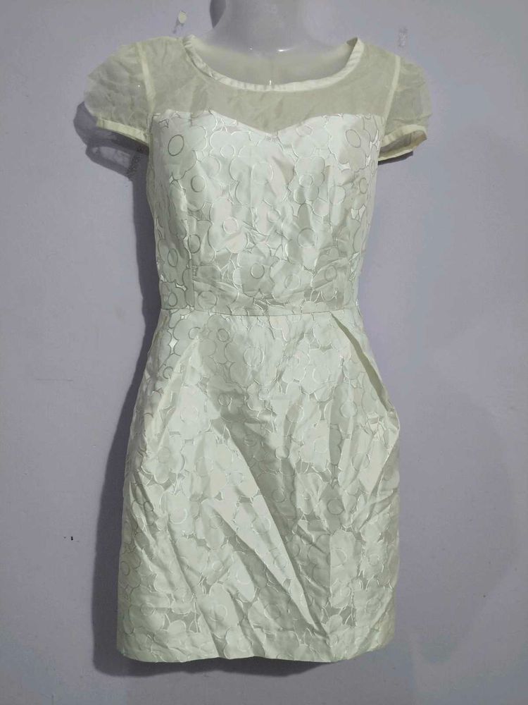 White Silk Dress