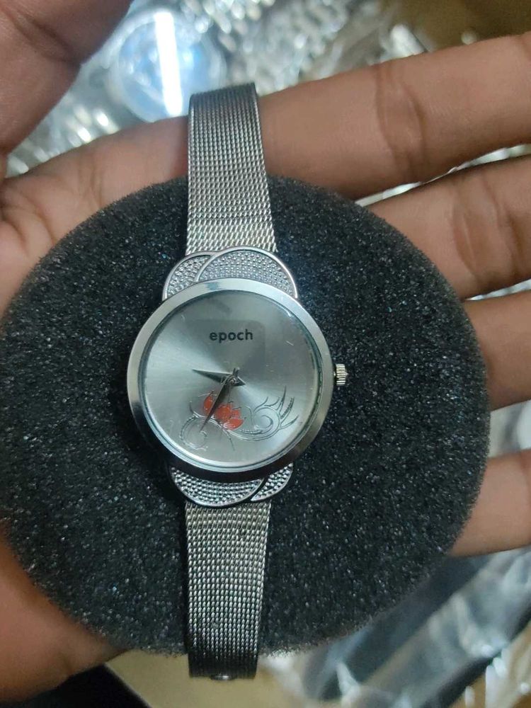 Epoch Silver-Tone Women's Watch