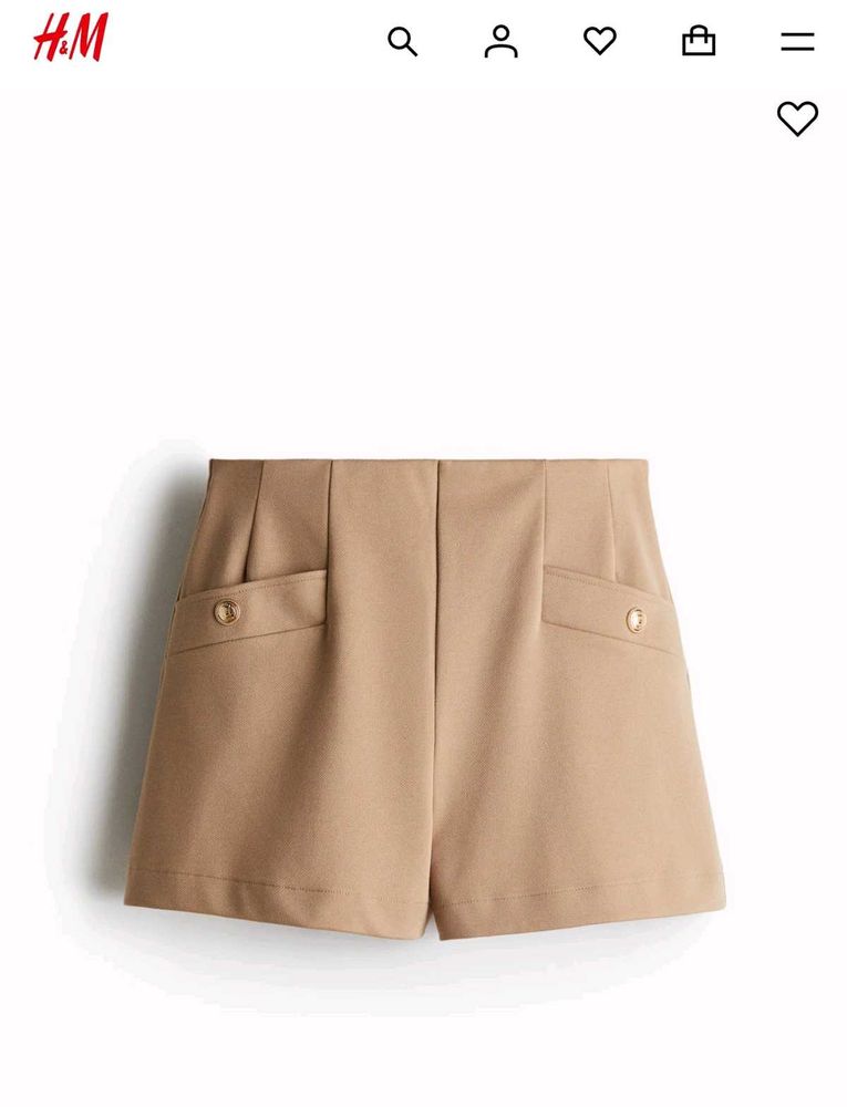 H&amp;M Beige Shorts