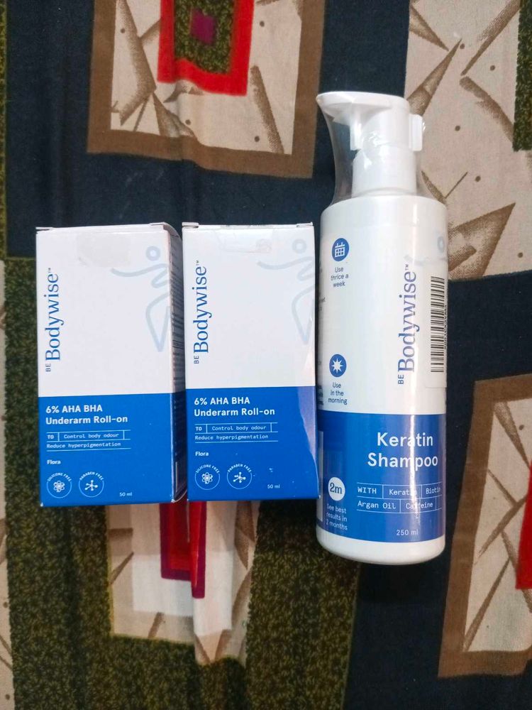 Bodywise Keratin Shampoo &amp; Roll-ons