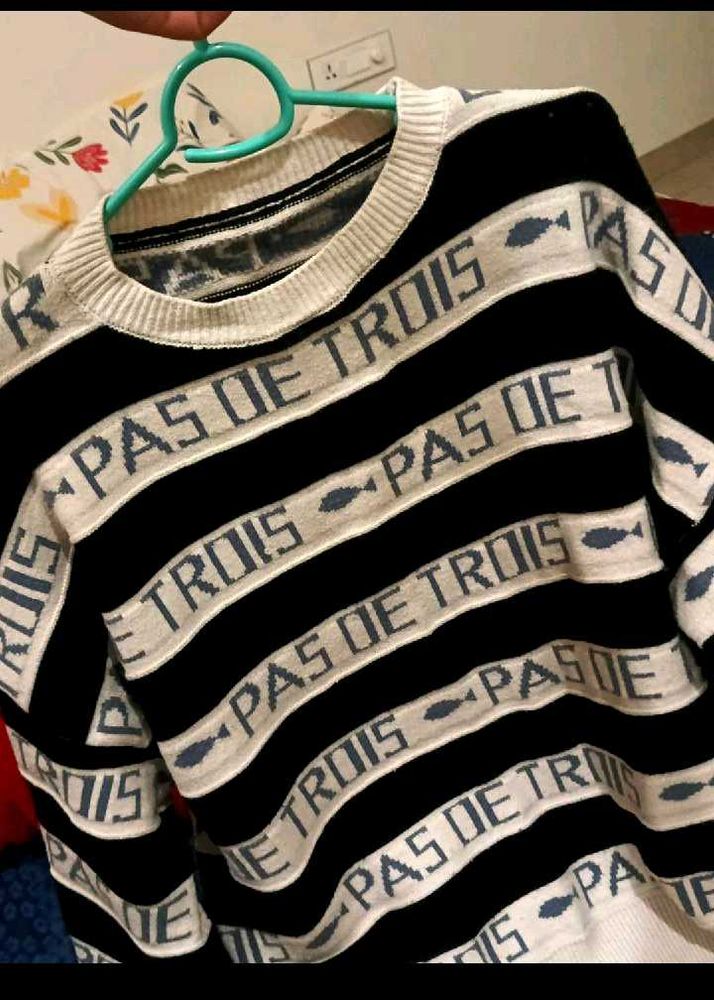 Striped 'Pas De Trois' Sweater