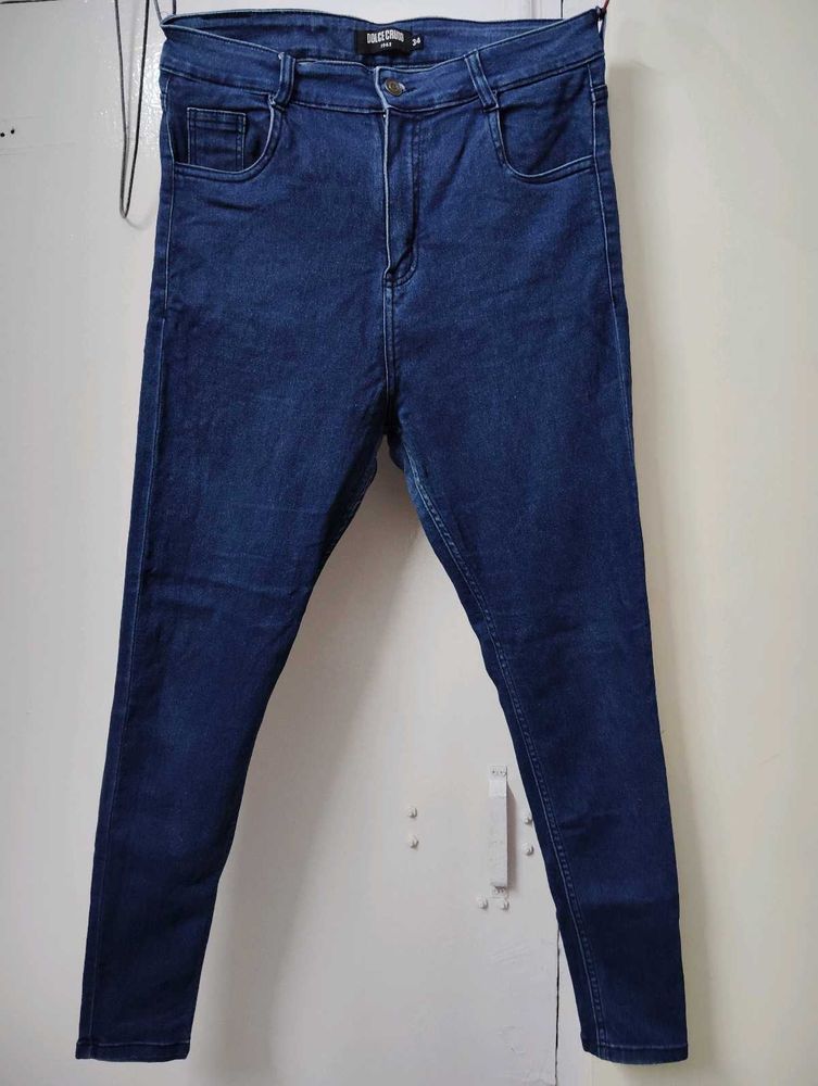 High-Waisted Skinny Jeans