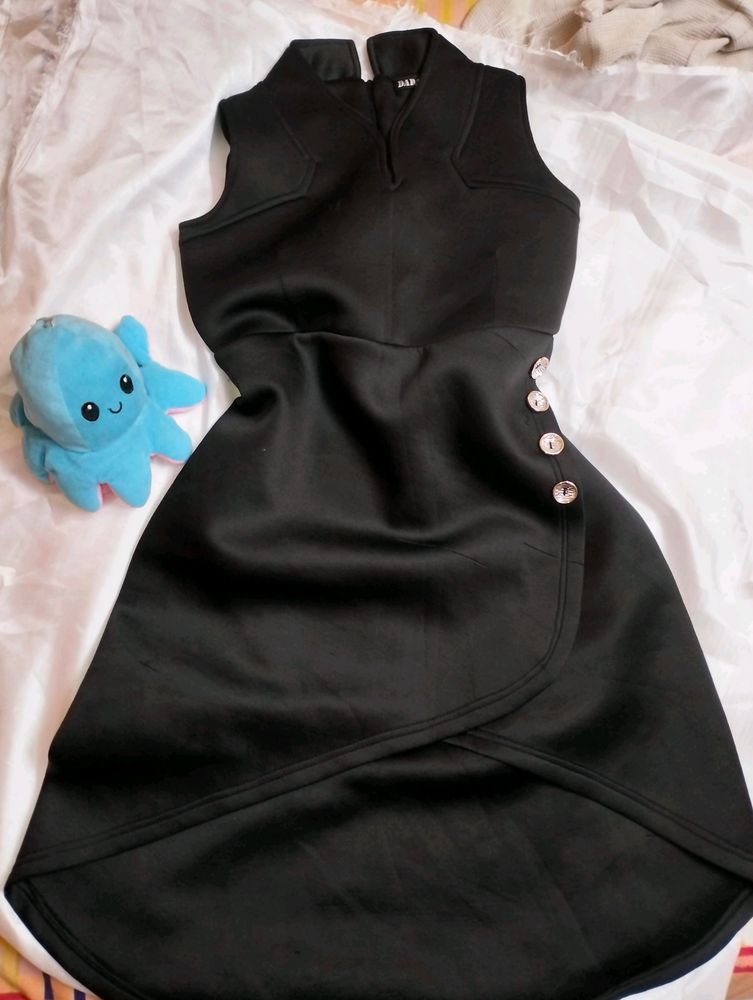 Black High Low Dress