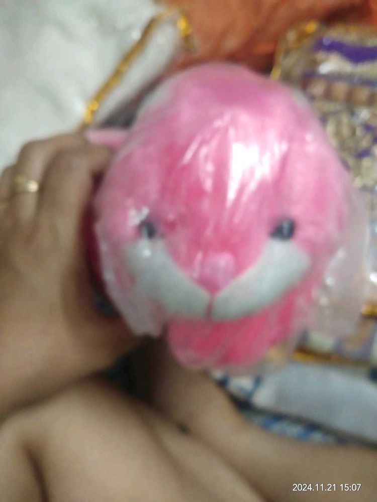 Pink Bunny Plush