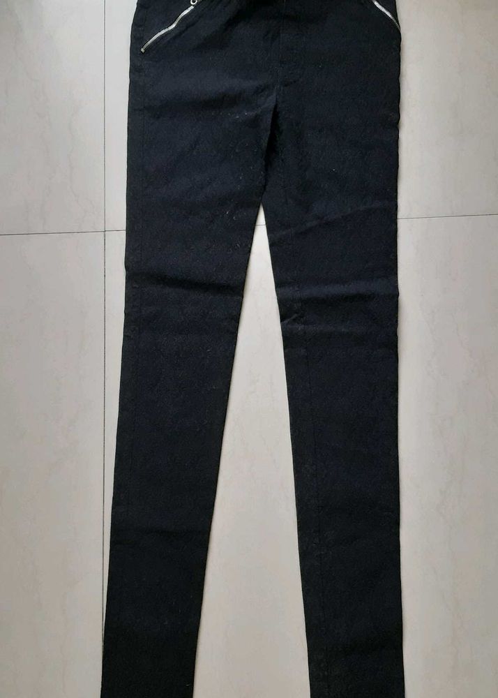 TANGERINE stretchable black jeggings women