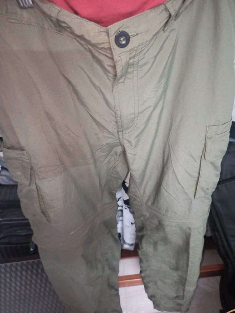 Olive Work Cargo Pants Unisex