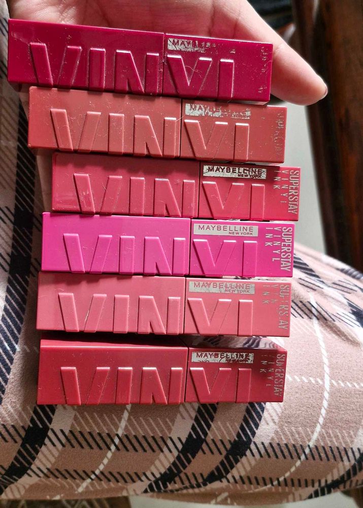 Maybelline Vinyl ink (setof 6)