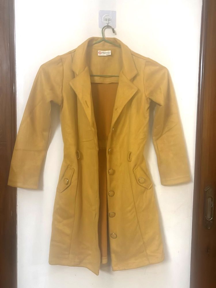 Stylish Mustard Coat