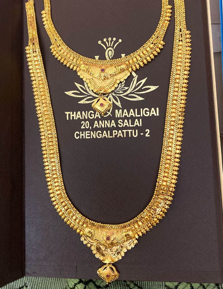 New Gold Necklace Harram Set