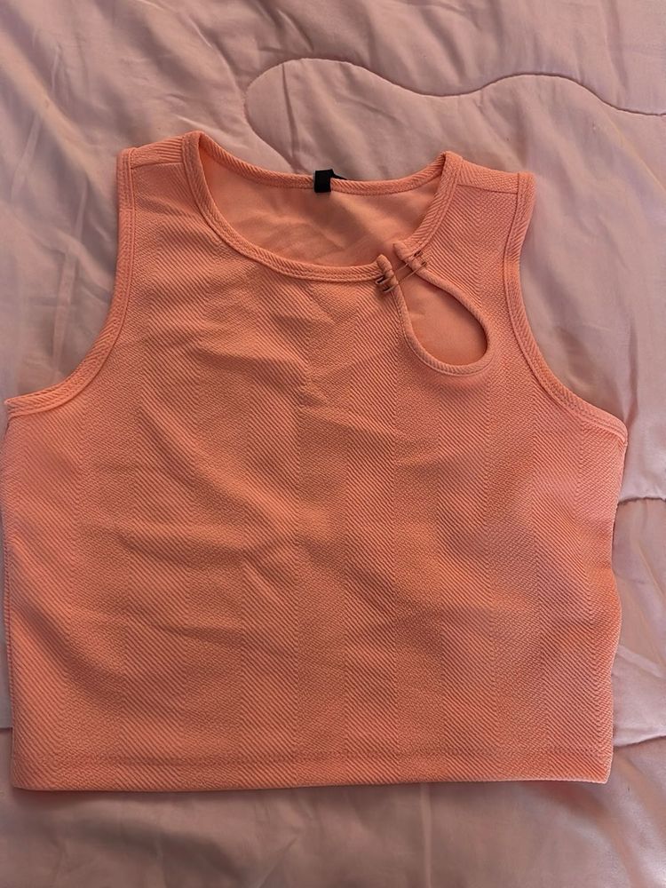 Stylish Cute Pink Crop Top For Girls
