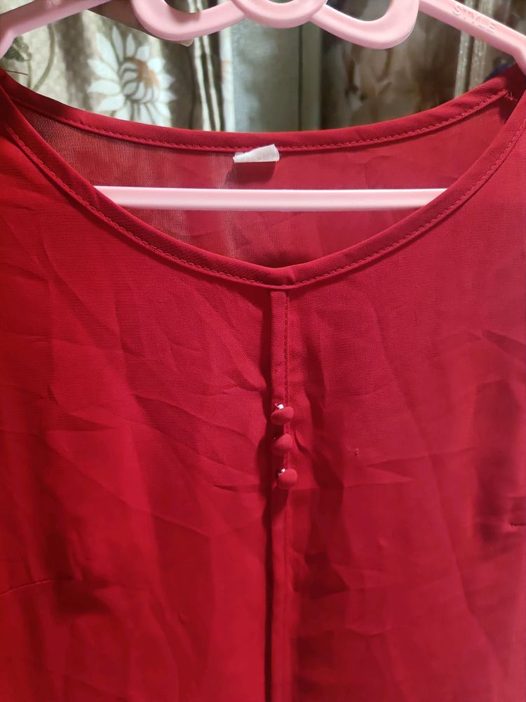 Pretty RED top For Women