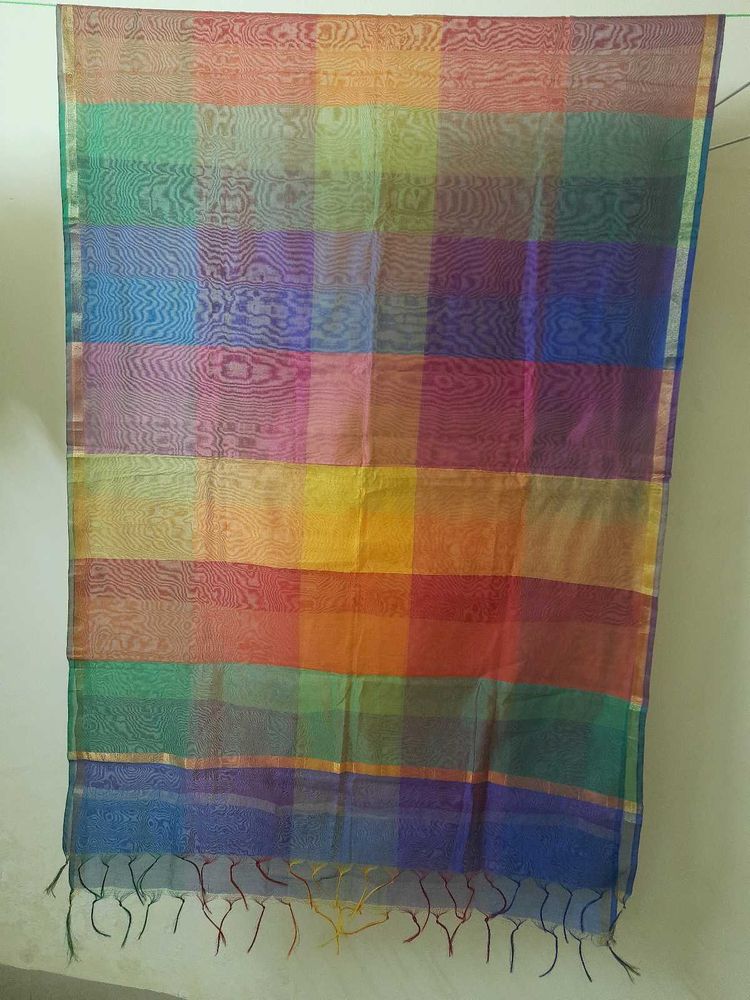 New Golden Border Dupatta