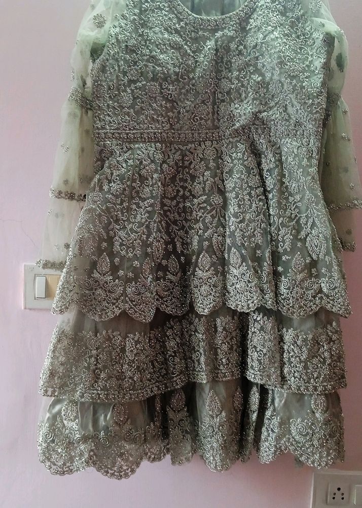 New Sea Green Bridal Kurta Set
