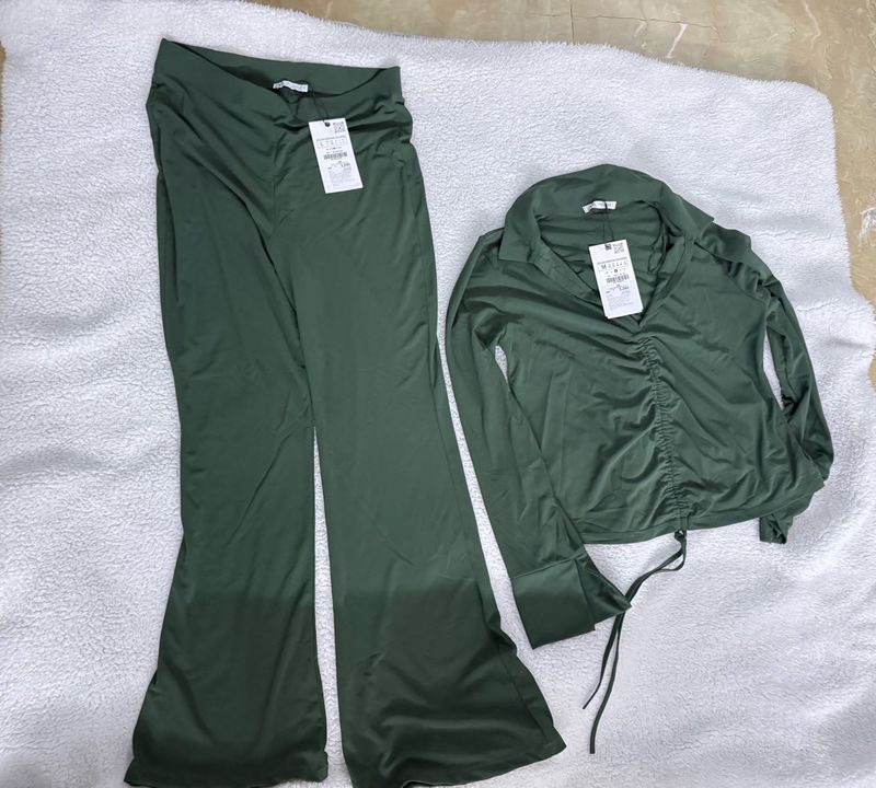 Zara Full Sleeves Co-Set Size M/L
