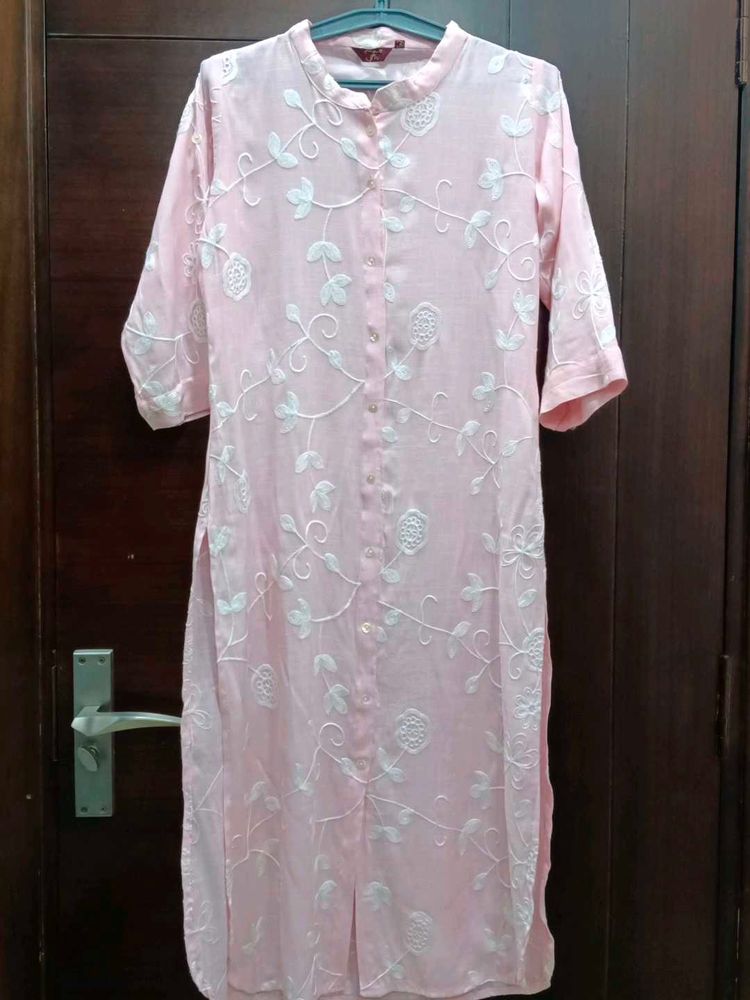 Full Embroidered Kurti