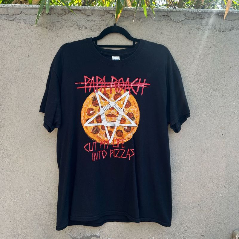 vintage Papa Roach Pizza T-Shirt