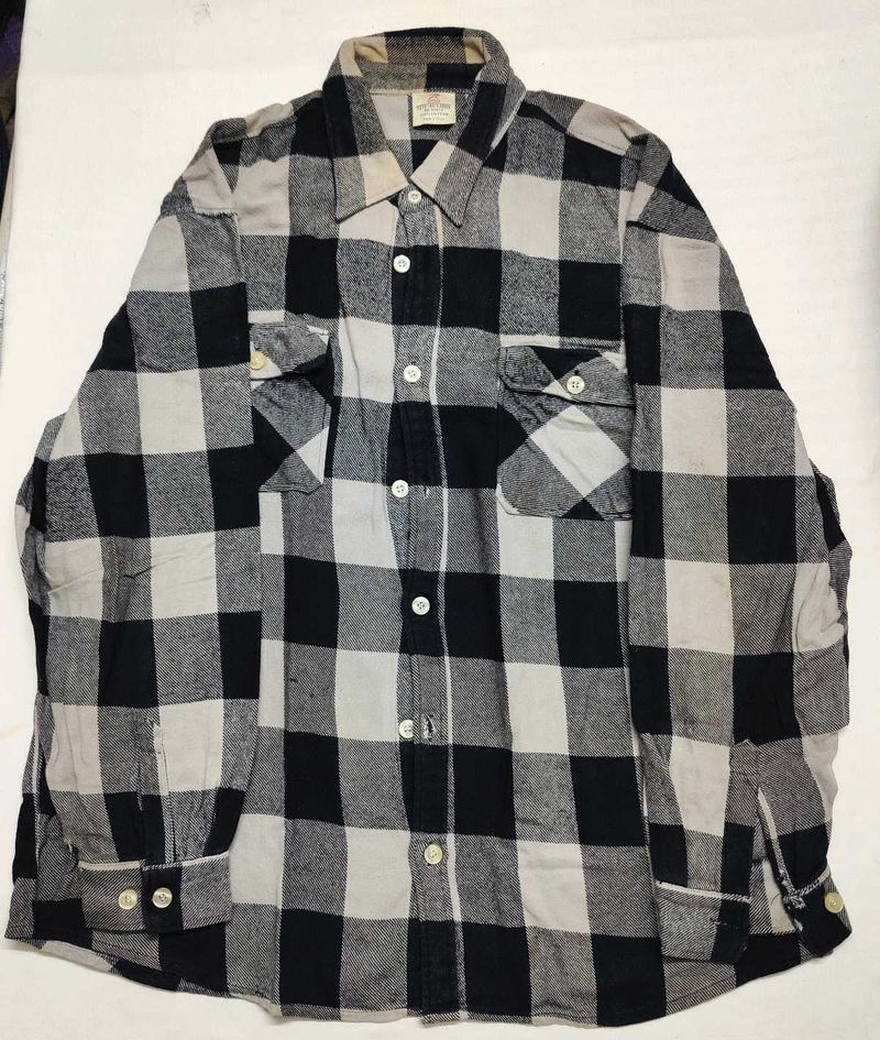 Vintage Plaid Flannel Shirt