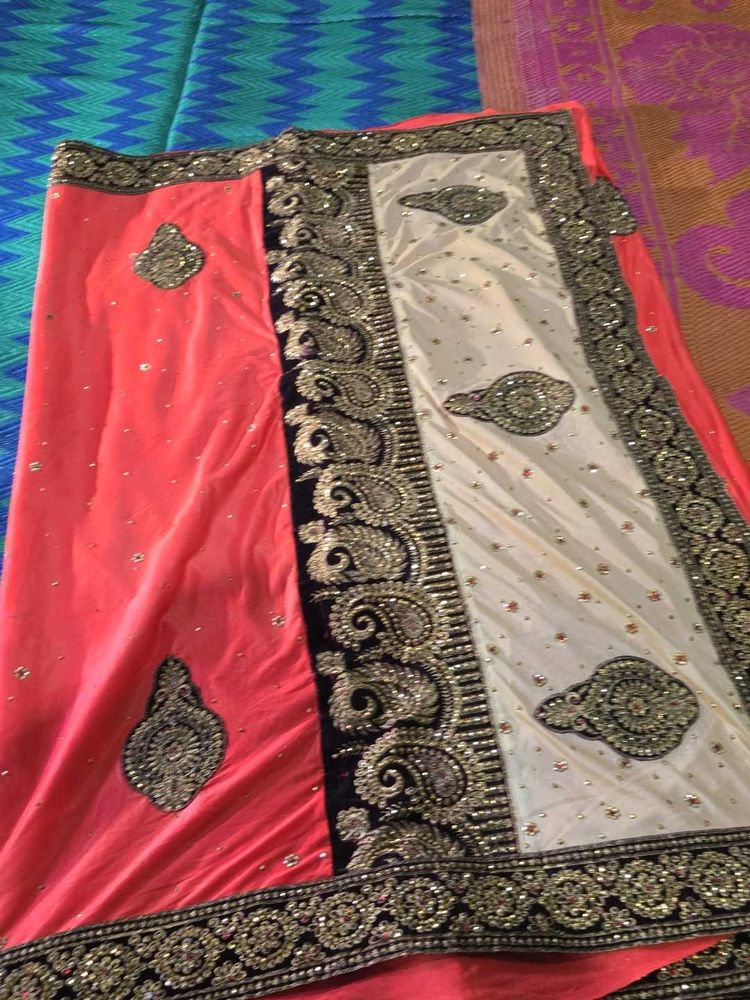 Embroidered Saree