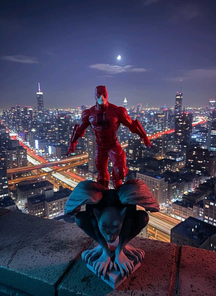 Daredevil 3d printed and painted figure