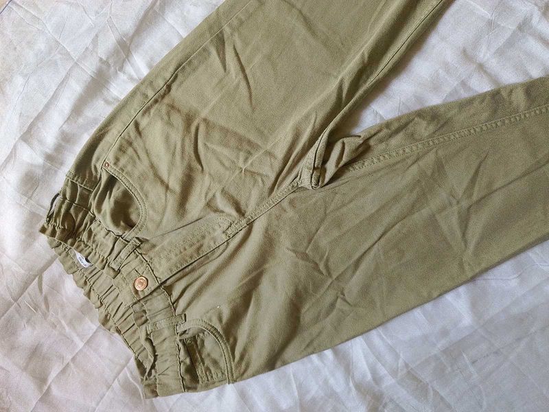 Khaki Corduroy Pants