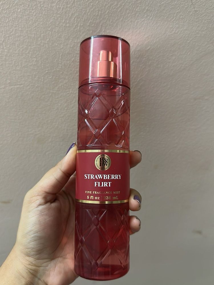 Bath &amp; Bodyworks Strawberry Flirt Body Mist