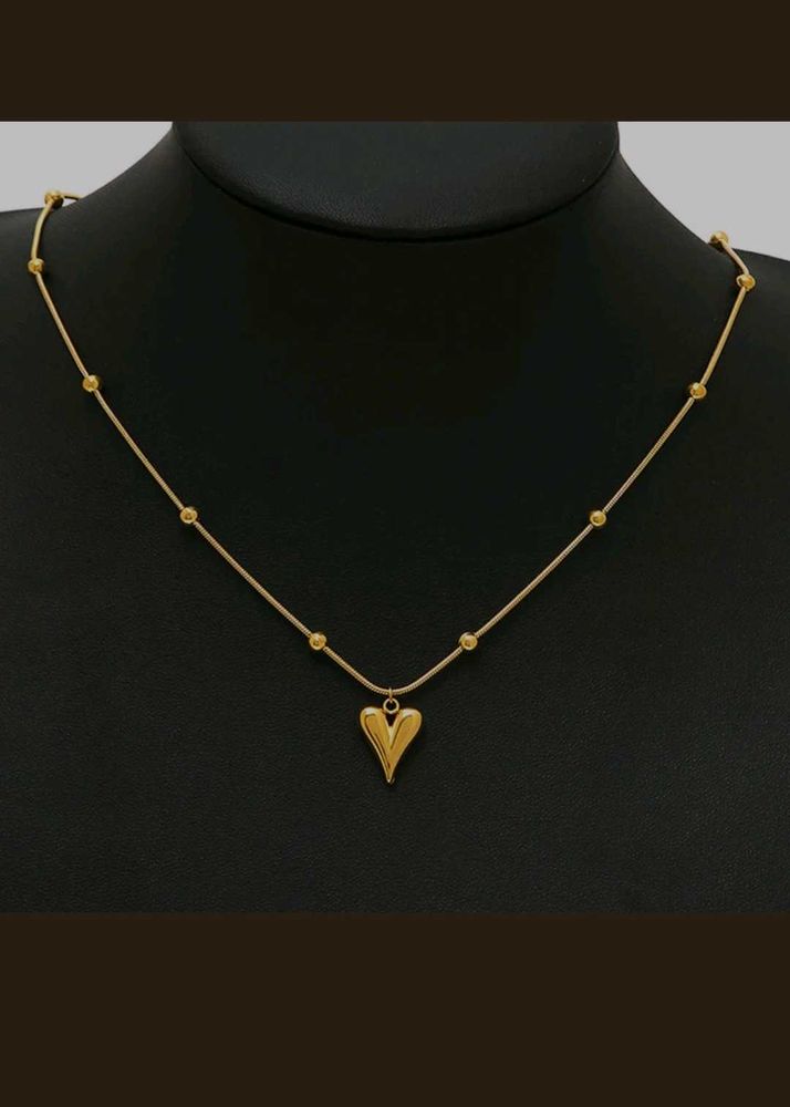 Heart Pendant Chain (Anti Tarnish)
