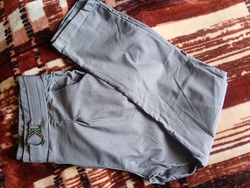 Stylish Grey Casual Pants